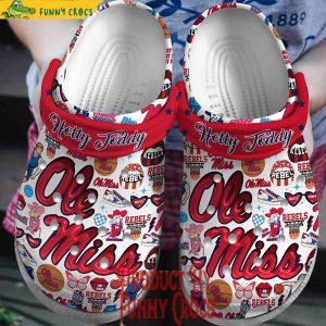 Ole Miss Rebels Hotty Toddy Crocs For Adults