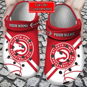 Personalized Atlanta Hawks Basketball Club Crocs Shoes