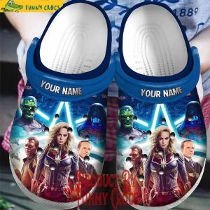 Personalized Captain Marvel Characters Crocs For Adults