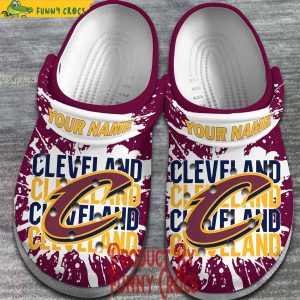 Personalized Cleveland Cavaliers NBA Crocs Slippers 1