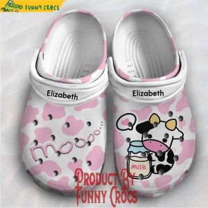 Personalized Cow Moo Crocs Shoes