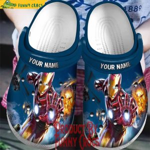 Personalized Iron Man Flying Crocs Gifts For Fans