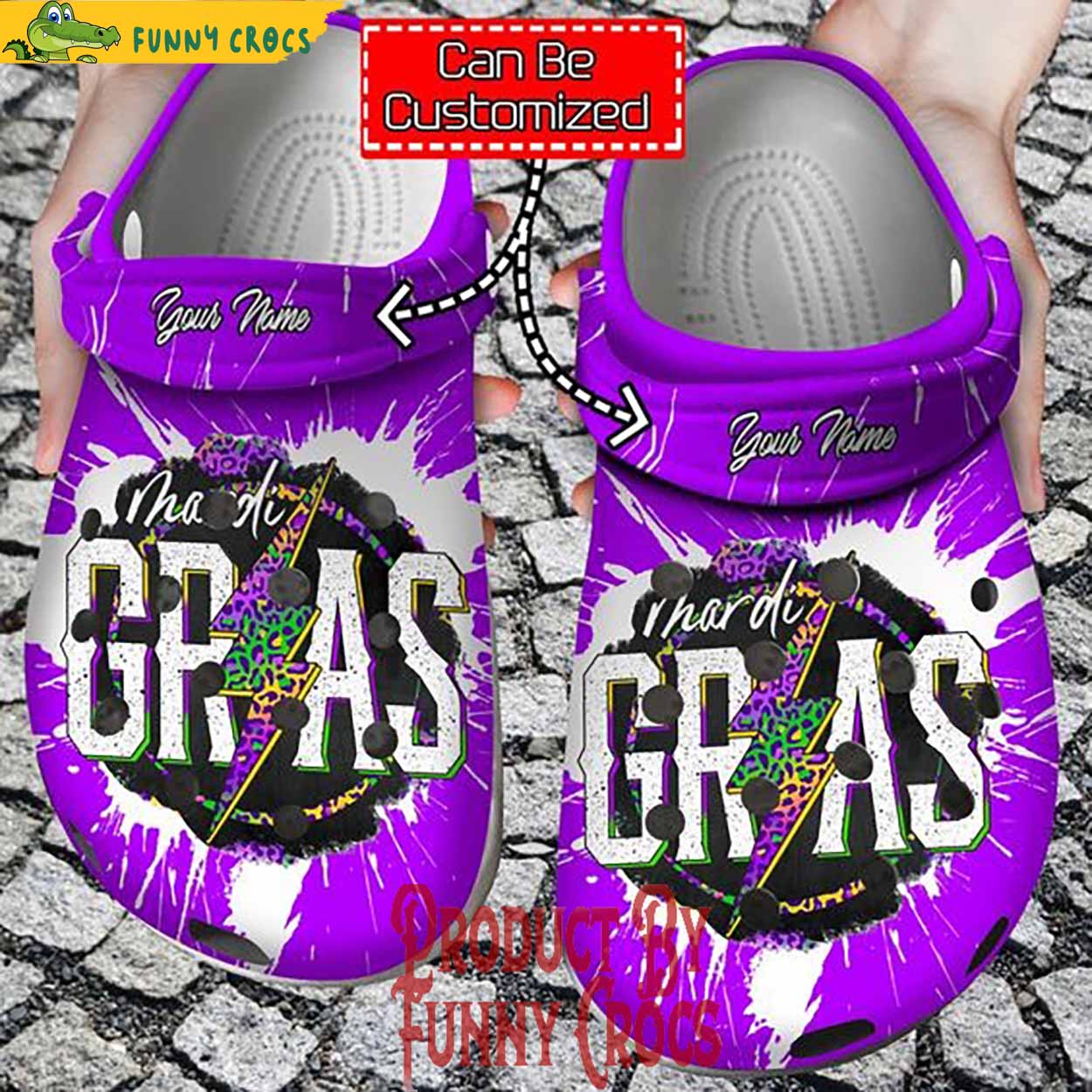 Personalized Mardi Gras Crocs - Discover Comfort And Style Clog Shoes ...