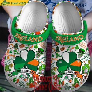 Personalized Saint Patricks Day Ireland Crocs 1