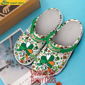 Personalized Saint Patricks Day Ireland Crocs 2