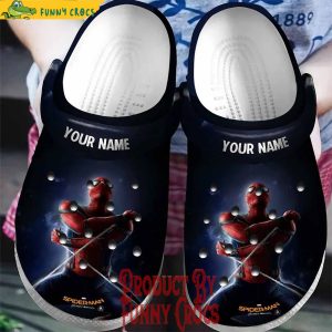 Personalized Spider Man Black Crocs Gifts For Adults
