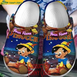 Personalized Walt Disney Pinocchio Crocs Slippers