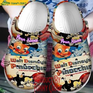 Pinocchio Film Poster Crocs Shoes