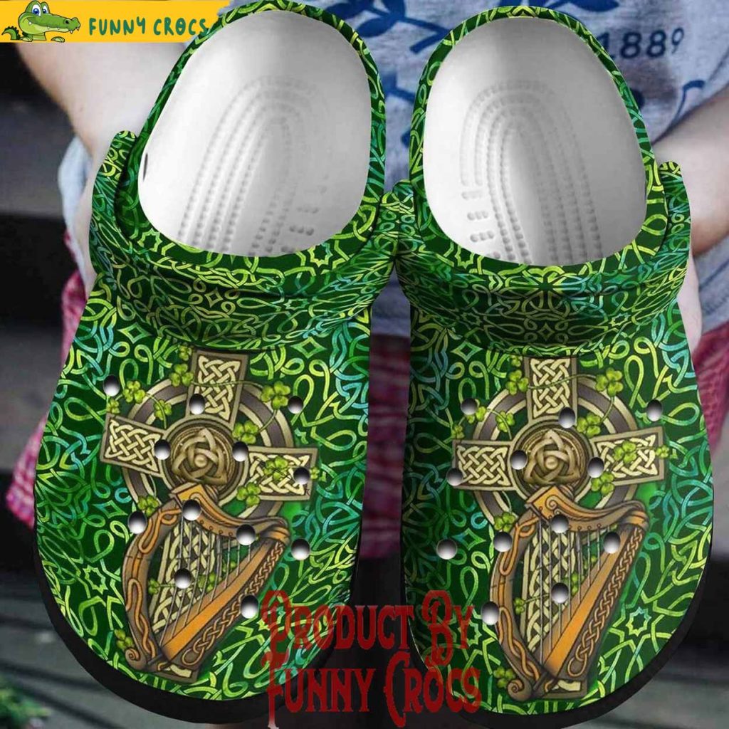 St Patrick's Day Irish Shamrock Irish Celtic Crocs Shoes