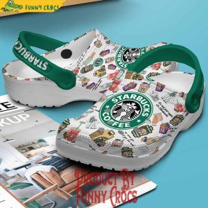 Starbucks Coffee Pattern Classic Clog Crocs 3