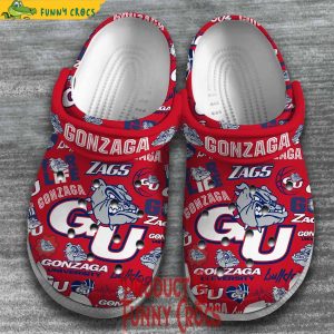 University Of Gonzaga Bulldogs Men’s Basketball Red Crocs Shoes