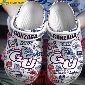 University Of Gonzaga Bulldogs NCAA Crocs Shoes
