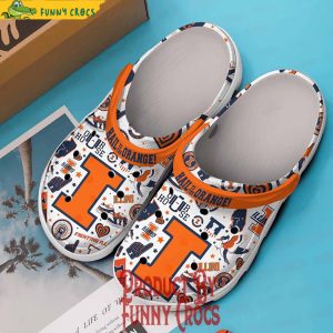 University Of Illinois Fighting Illini Football Crocs Shoes 3