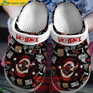 Vio Lence Band Crocs Shoes