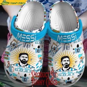 Argentina Lionel Messi Goat Crocs Shoes 1