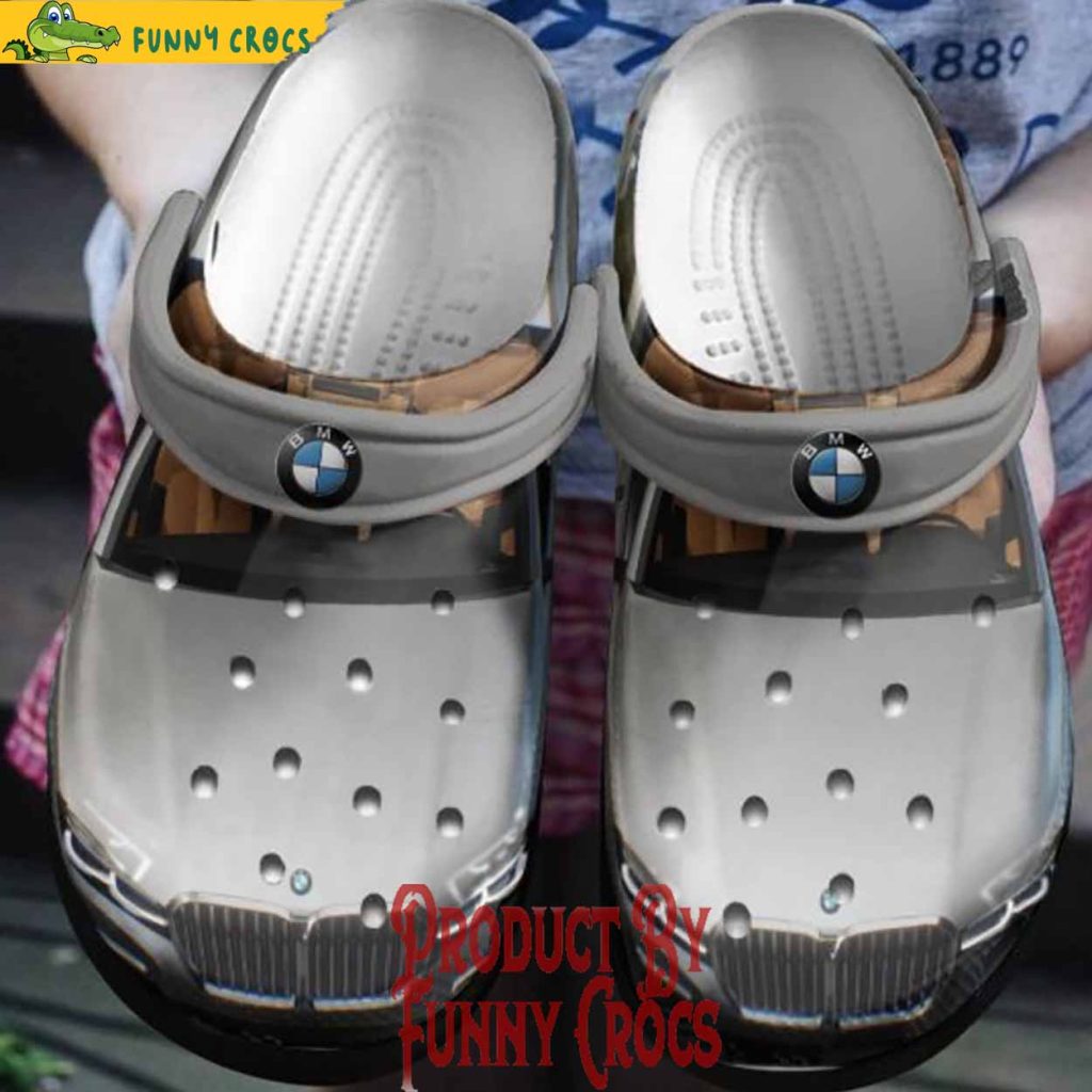 BMW Grey Crocs Shoes