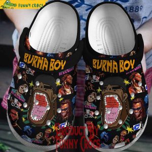 Burna Boy Singer Crocs Shoes 1