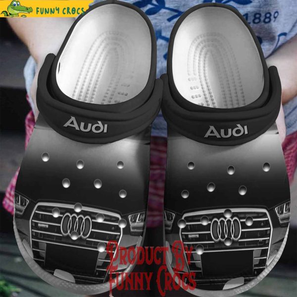 Car Audi Head Crocs Shoes