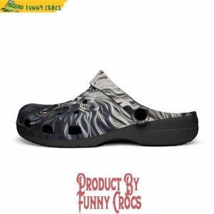Colorful Creepy Lion Carving Crocs Shoes 4