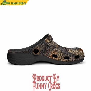 Colorful Crocodile Skins Patchwork Crocs Shoes 3