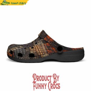 Colorful Crocodile Skins Patchwork Crocs Shoes 4