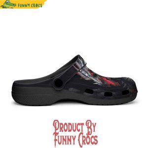 Colorful Dragon Head With Fire Crocs Shoes 3