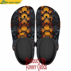Colorful Dragon Scales Crocs Shoes 1