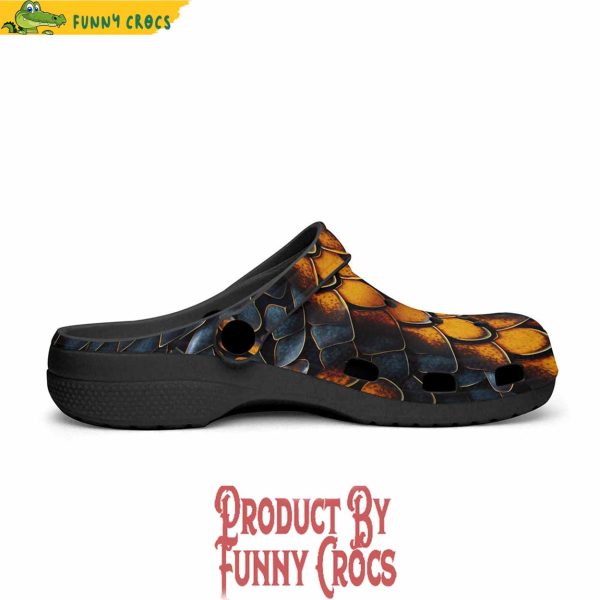 Colorful Dragon Scales Crocs Shoes