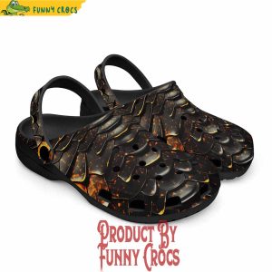 Colorful Dragon Skin Pattern Crocs Shoes 5