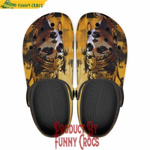 Colorful Egyptian Queen Gold And Black Art Crocs Shoes 1