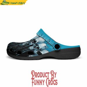 Colorful Expressionistic Skulls Drip Crocs Shoes 4