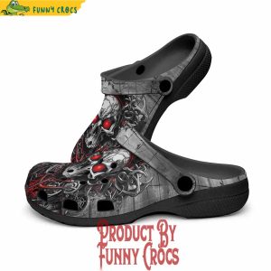 Colorful Fantasy Skull Mechanical Gears Crocs Shoes 2