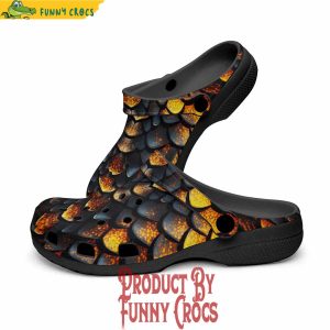 Colorful Golden Dragon Skin Crocs Shoes 2