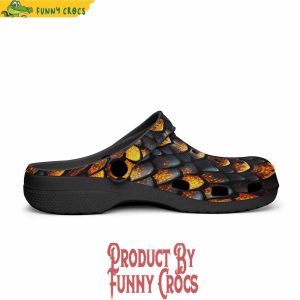 Colorful Golden Dragon Skin Crocs Shoes 3