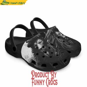 Colorful Gothic Lion Dark Night Moon Crocs Shoes 5