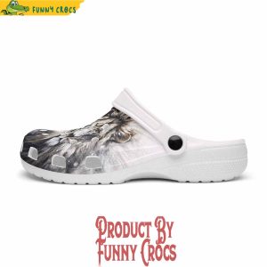 Colorful Gray Watercolor Lion Crocs Shoes 4