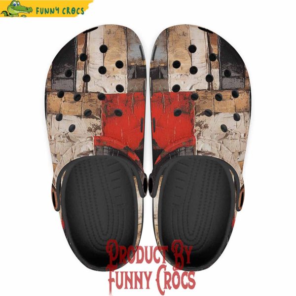 Colorful Modern Abstract Art Crocs Shoes