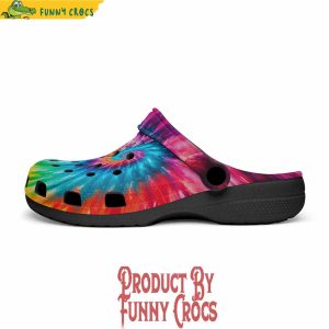 Colorful Tie Dye Crocs Shoes 4