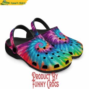 Colorful Tie Dye Crocs Shoes 5