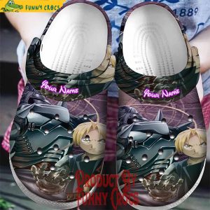Custom Fullmetal Alchemist Edward Elric Anime Crocs Shoes