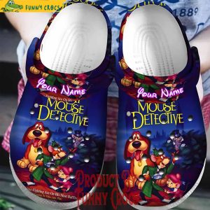 Custom The Great Mouse Detective Disney Crocs Slippers