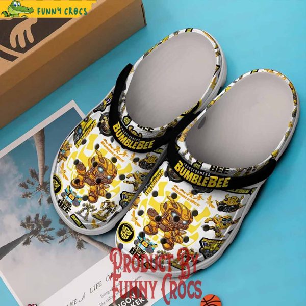 Cute Transformers Bumblebee Crocs Shoes