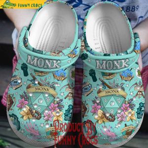 Dungeons And Dragons Monk Crocs Shoes 1