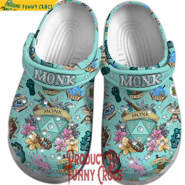 Dungeons And Dragons Monk Crocs Shoes