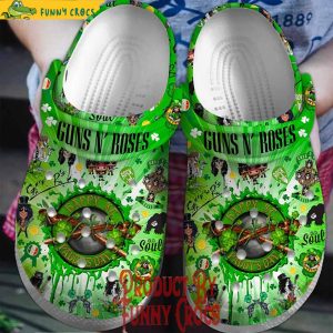 Guns N’ Roses Happy St.Patrick’s Day Crocs