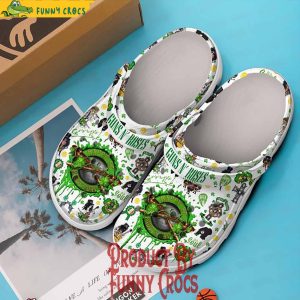 Guns N’ Roses Happy St.Patrick’s Day White Crocs Shoes