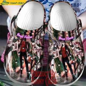 High School Of The Dead Characters Anime Crocs For Adults