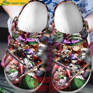 High School Of The Dead Characters Anime Crocs Shoes