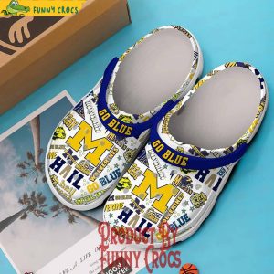 Michigan Wolverines Go Blue Crocs For Adults 3
