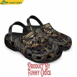 Mysterious Mayan Art Crocs Shoes 5